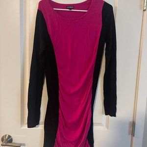 Express brand Color Block Sweater Dress
